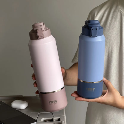 TYESO Vacuum Insulated Sports Water Bottle – Large Capacity