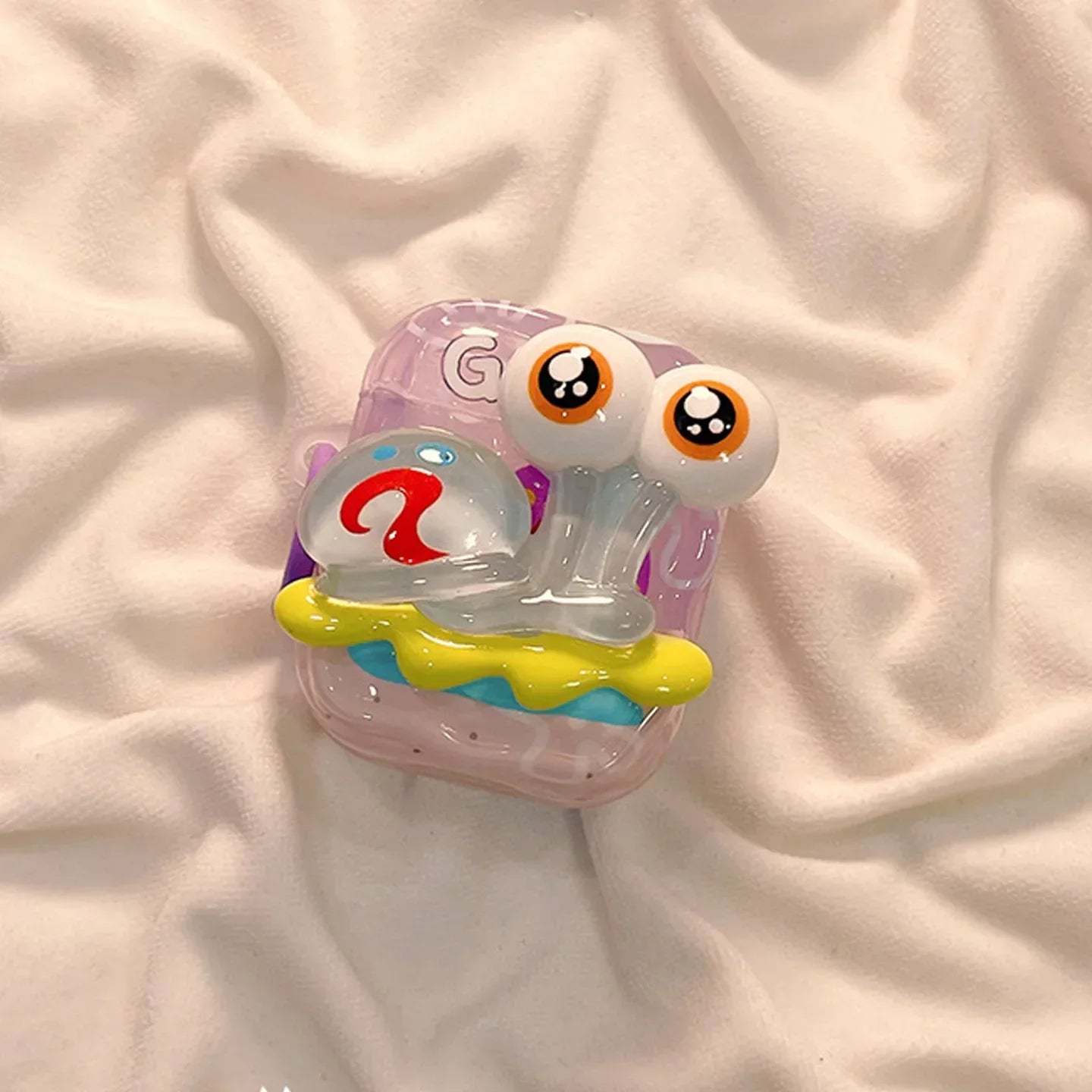 Cute 3D Mr. Krabs AirPods Case – Fun Cartoon Character Cover