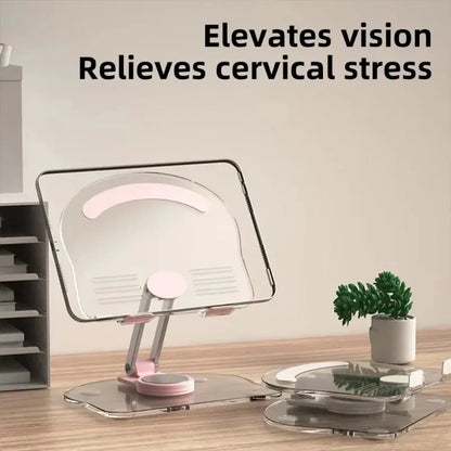 360° Rotating Adjustable Acrylic Tablet and Phone Stand