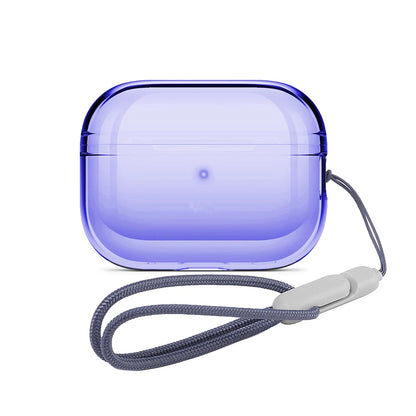 Clear AirPods Pro 2 Case with Wrist Strap – Soft TPU Cover