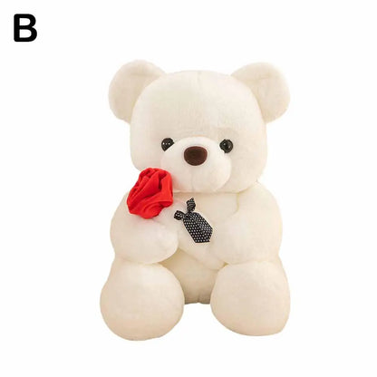 Rose Teddy Bear Plush Stuffed Animal – Valentine's Day Gift