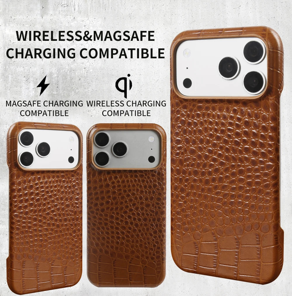 Real Leather iPhone Case