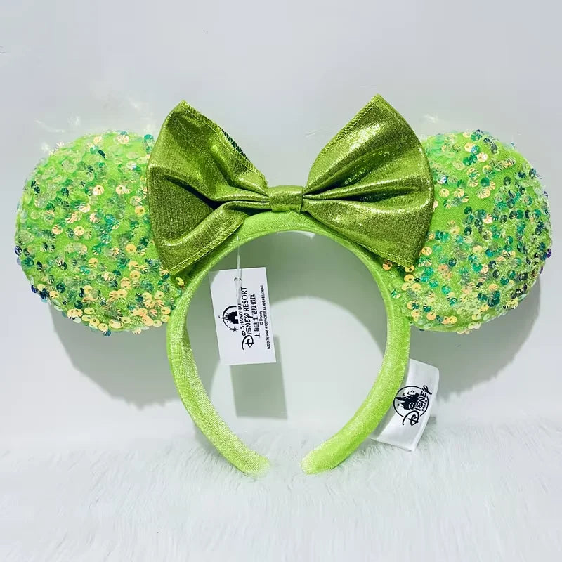 Disney Minnie Mouse Ears Headband – Plush Bow for Adults & Kids