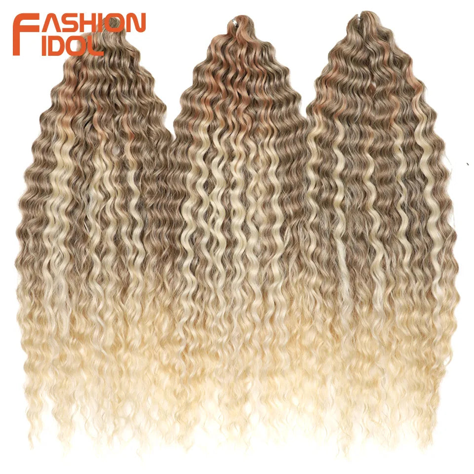Water Wave Crochet Braiding Hair – Ariel Curl 22 Inch