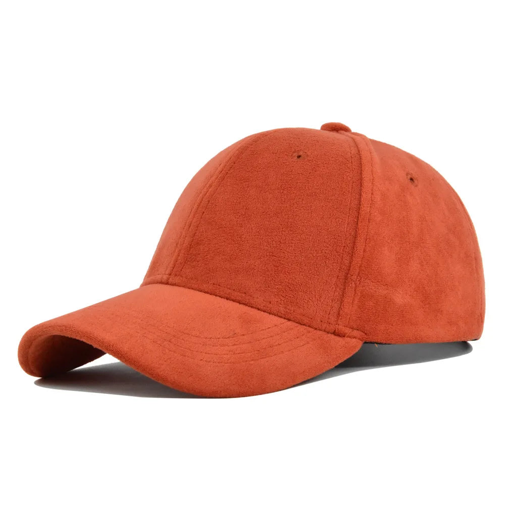 Solid Color Baseball Cap – Unisex Retro Adjustable Hat