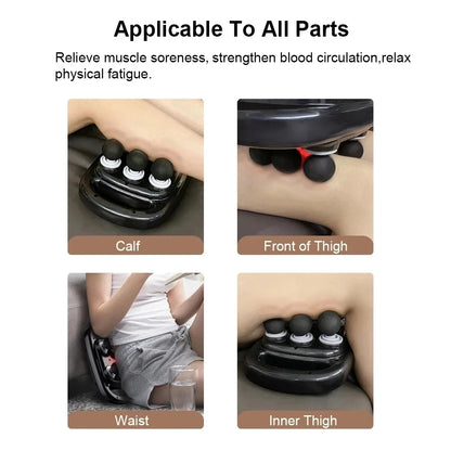 6-Head Percussion Massage Gun – Deep Tissue Full Body Relief