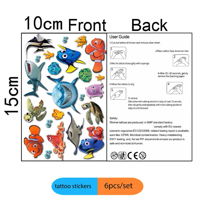 Finding Nemo Party Supplies – Disney Kids Birthday Tableware Decoration Set