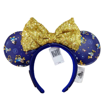 Disney Minnie Mouse Ears Headband – Sequin Bow Princess & Villain Styles