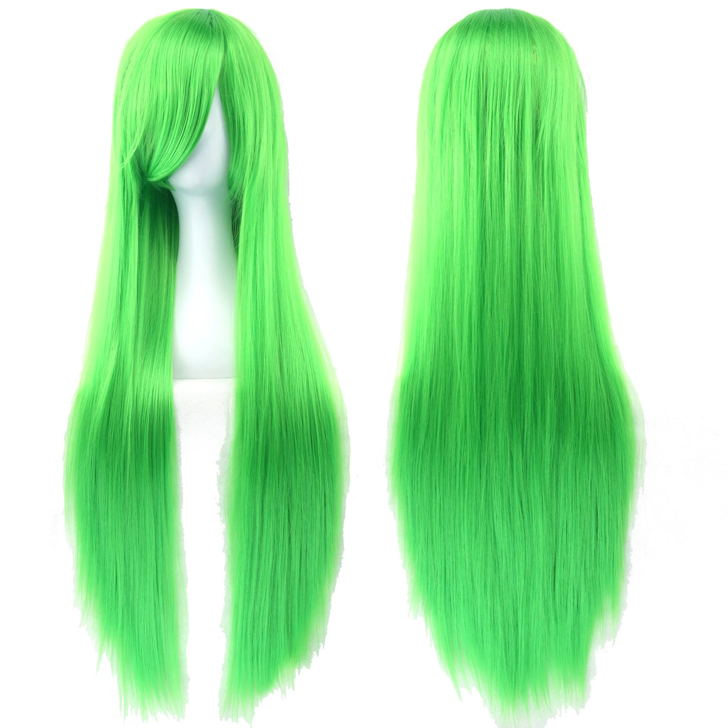 80cm Long Synthetic Cosplay Wig – Straight Hair, 36 Colors
