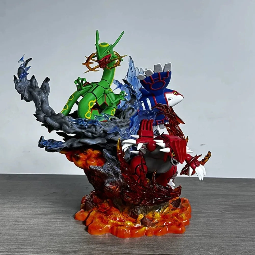 35CM Pokémon Groudon Kyogre Rayquaza PVC Action Figure