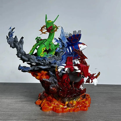 35CM Pokémon Groudon Kyogre Rayquaza PVC Action Figure