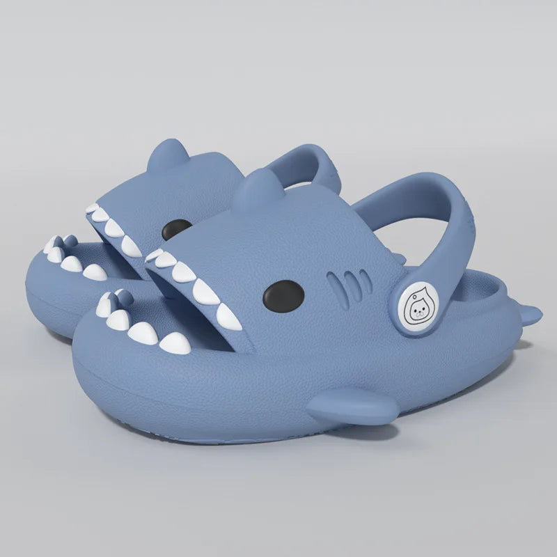 Kids Shark Sandals – Non-Slip Soft Sole Summer Clogs for Boys & Girls