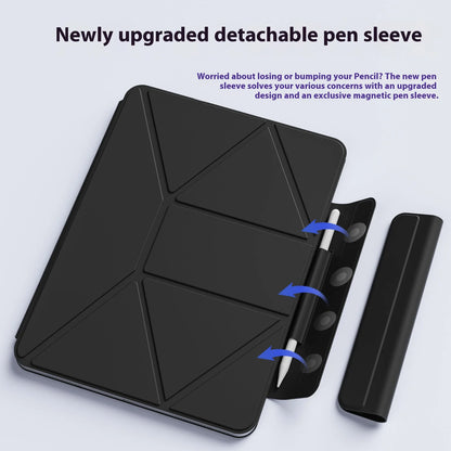 Magnetic iPad Case with Multi-Angle Stand for iPad Pro, Air, Mini