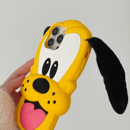 Hot Cute 3D For Pluto Silicone iPhone Case
