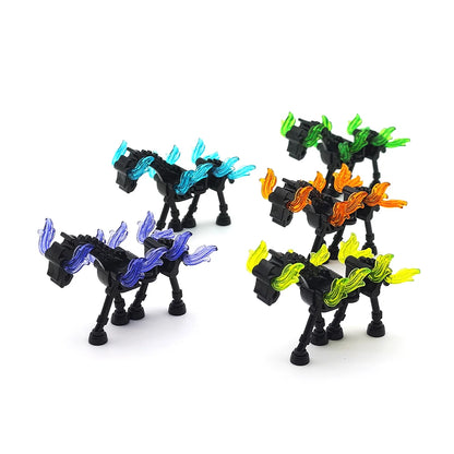 Halloween Skeleton Army Building Blocks Minifigures – Skeleton Horse MOC Figures