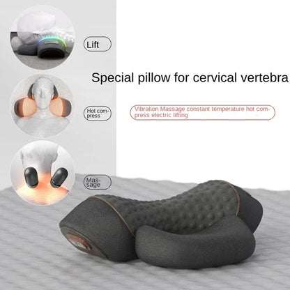 Electric Neck Massager Pillow with Heat & Vibration