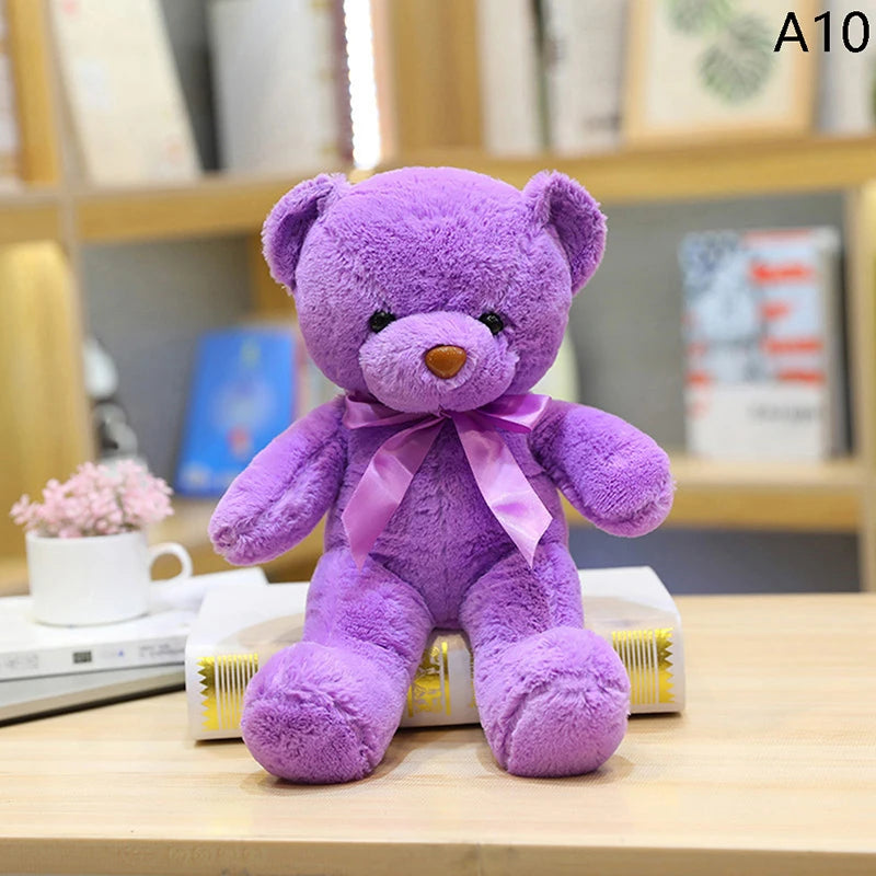 Stuffed Teddy Bear Plush Toy 30cm – Soft Colorful Bear Doll
