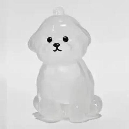 Pet Hair Memorial Keychain – Transparent Dog & Cat Pendant