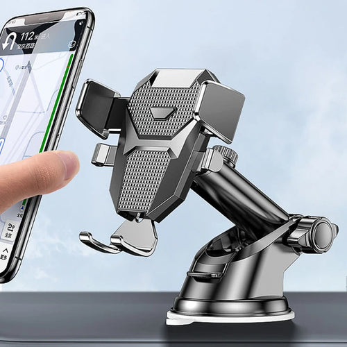 Car Phone Holder 360° Rotation – Vent & Suction Cup Mount