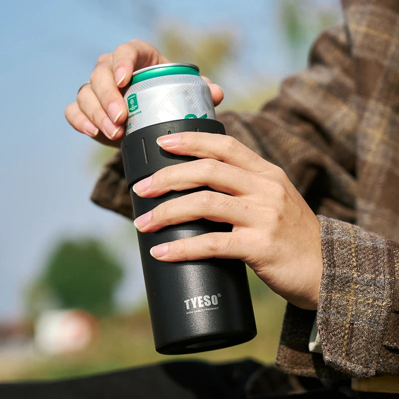 Insulated Stainless Steel Cold Drink Cup – Large Capacity Outdoor Tumbler