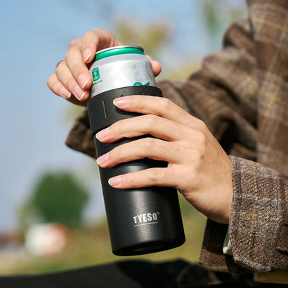 Insulated Stainless Steel Cold Drink Cup – Large Capacity Outdoor Tumbler