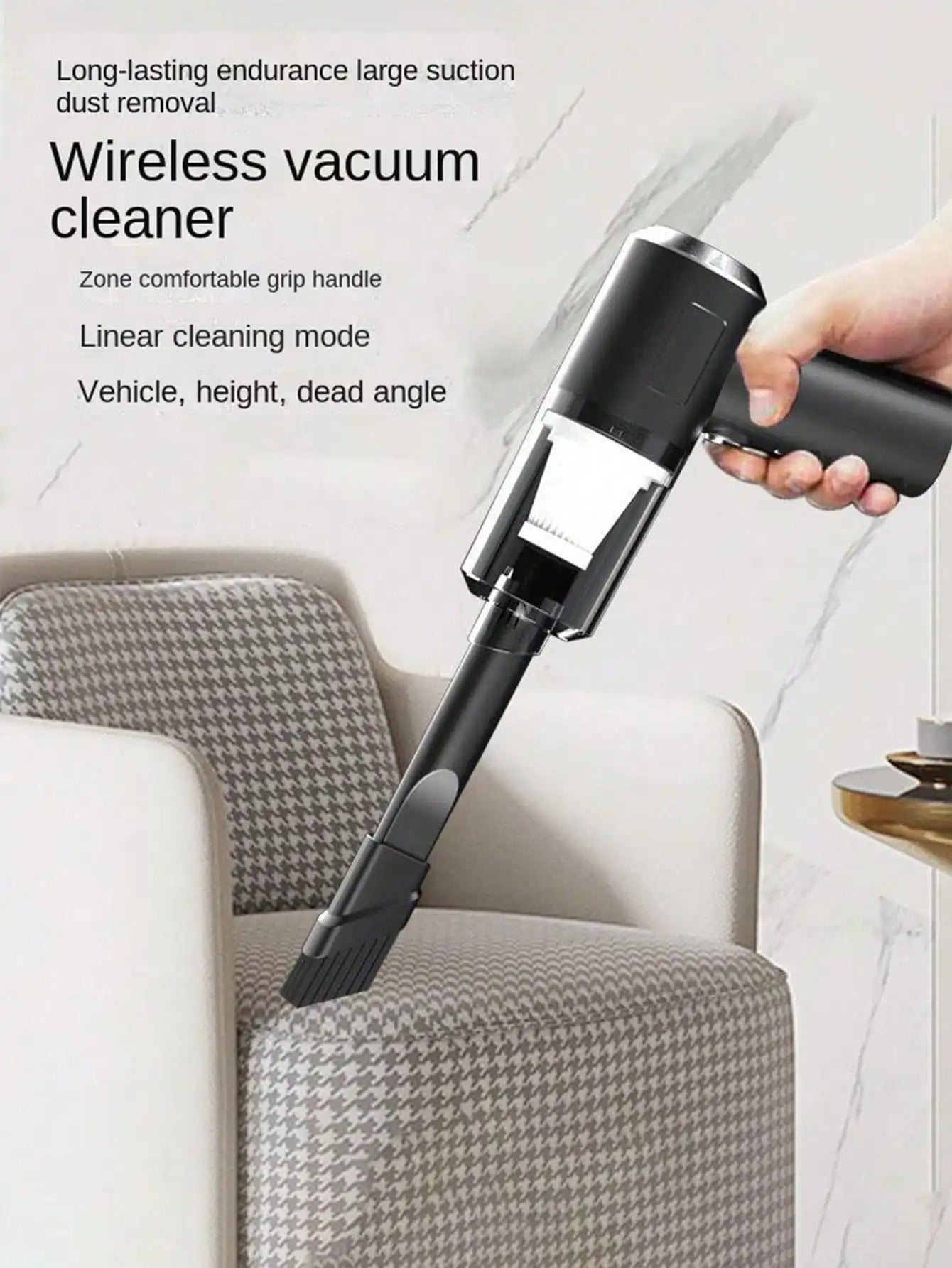 Multifunctional Cordless Handheld Vacuum Cleaner with Multiple Nozzles