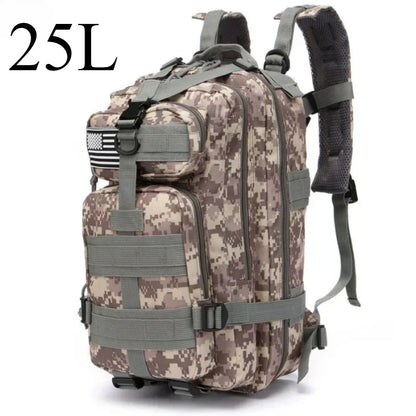 Tactical Backpack – 25L / 50L MOLLE Outdoor Bag for Hiking, Camping & Hunting