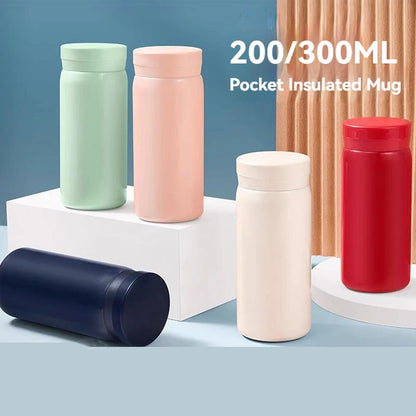 Mini Insulated Vacuum Flask – Stainless Steel Pocket Thermos