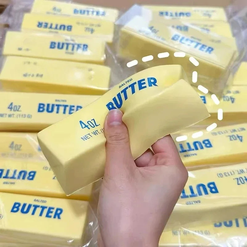 Butter Stick Squishy Fidget Toy – Stress Relief Squeeze Toy