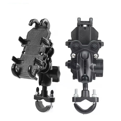 Motorcycle Bike Phone Holder Aluminum Handlebar GPS Mount Bracket