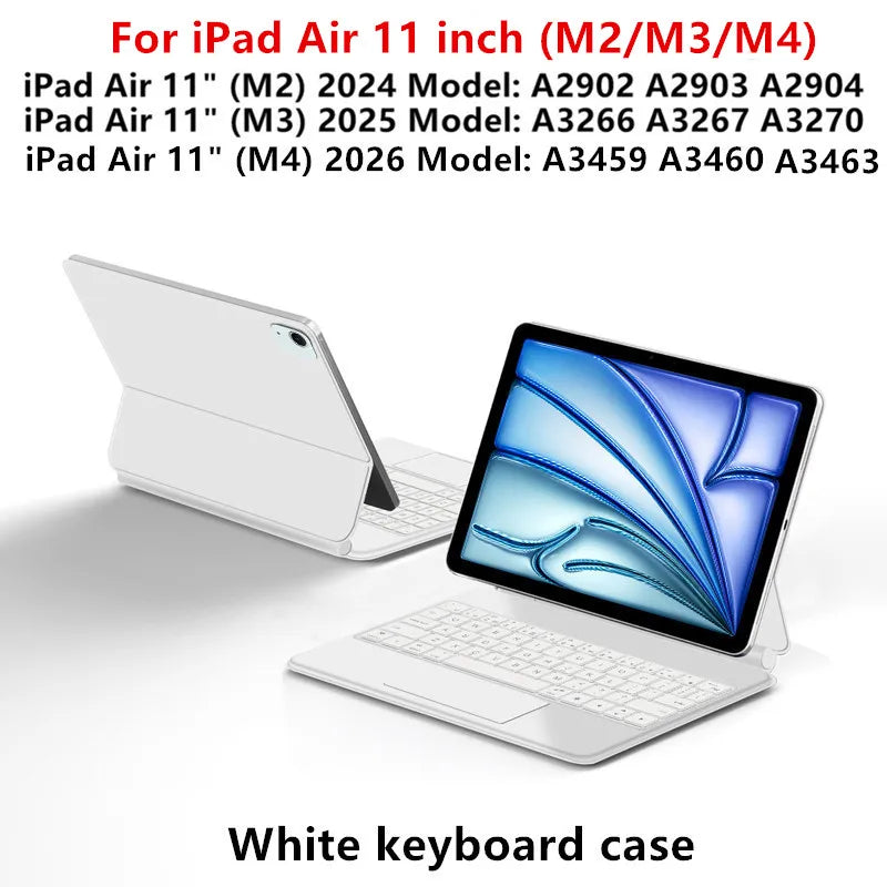 iPad Magic Keyboard Case with Touchpad – Backlit, Fits Pro, Air, 10th Gen & More