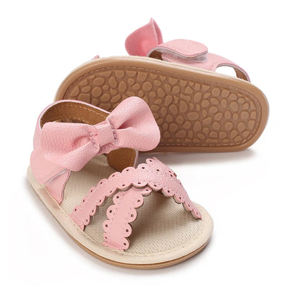 Baby Girl Tassel Sandals – Non-Slip Flat Princess Shoes