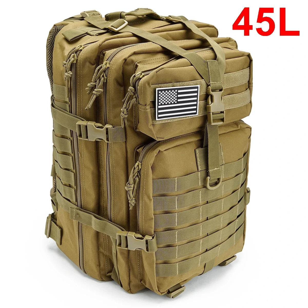 Tactical Backpack 30L & 50L – Military MOLLE Assault Pack for Hiking & Survival