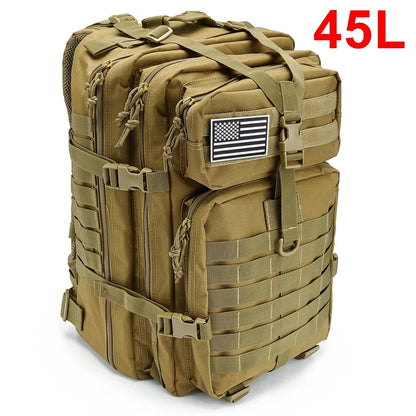 Tactical Backpack 30L & 50L – Military MOLLE Assault Pack for Hiking & Survival