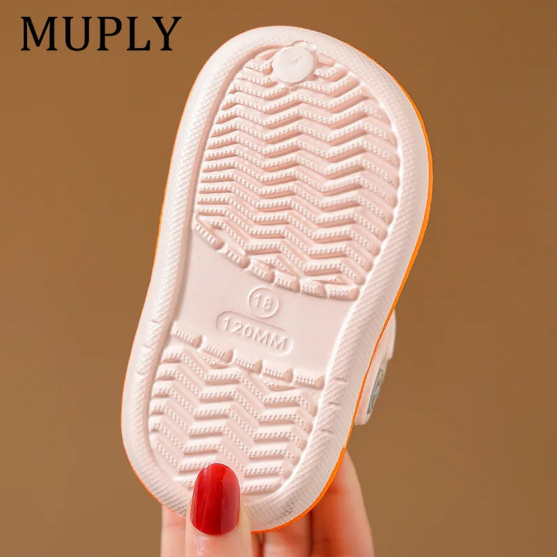 Kids Cartoon Clog Sandals – Lightweight Summer Beach Shoes with Charms
