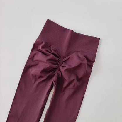 Seamless High Waist Yoga Leggings Women – Scrunch Butt Push Up Gym Pants