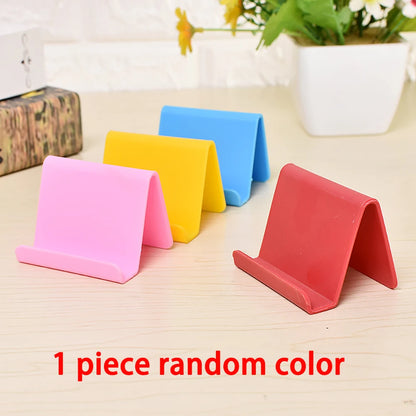 Mini Portable Phone Stand – Colorful Desktop Holder for Kitchen & Home