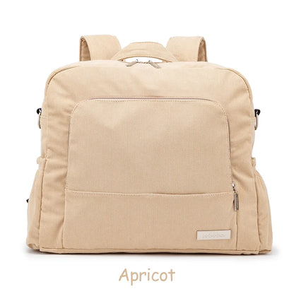 Diaper Backpack Large Capacity Corduroy Mom Bag