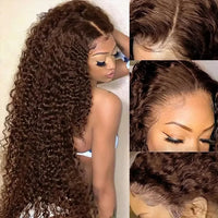 brown wig