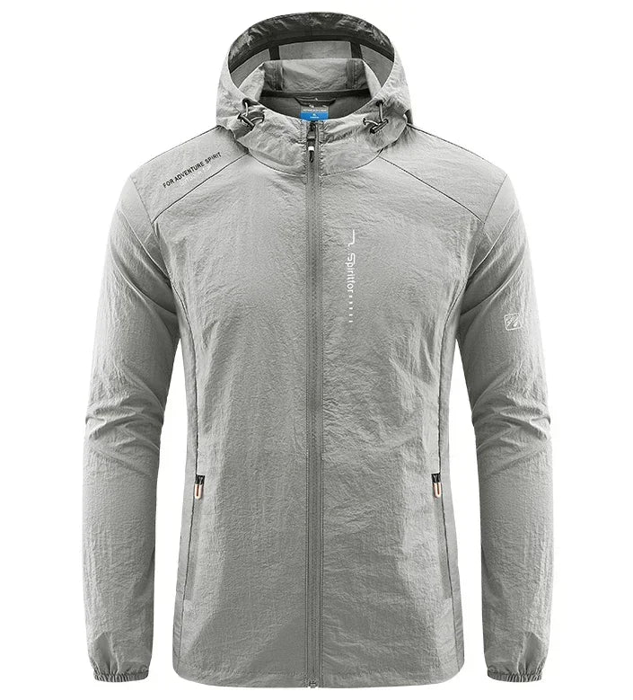 Men's UPF 50+ UV Protection Windbreaker Jacket – Quick Dry