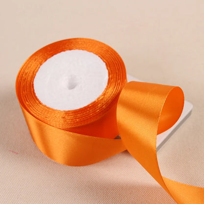 Silk Satin Ribbon – Multi-Size & Color for Wedding, Christmas & Party Decor