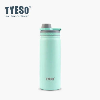 TYESO 25oz Vacuum Insulated Sports Water Bottle 750ml Stainless Steel