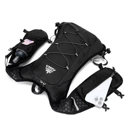 Lightweight Running Hydration Vest Backpack with Night Reflective Design