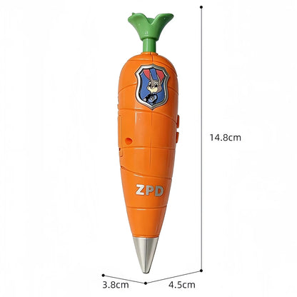 Disney Zootopia Judy Hopps Carrot-Shaped 2-in-1 Voice Recorder Ballpoint Pen