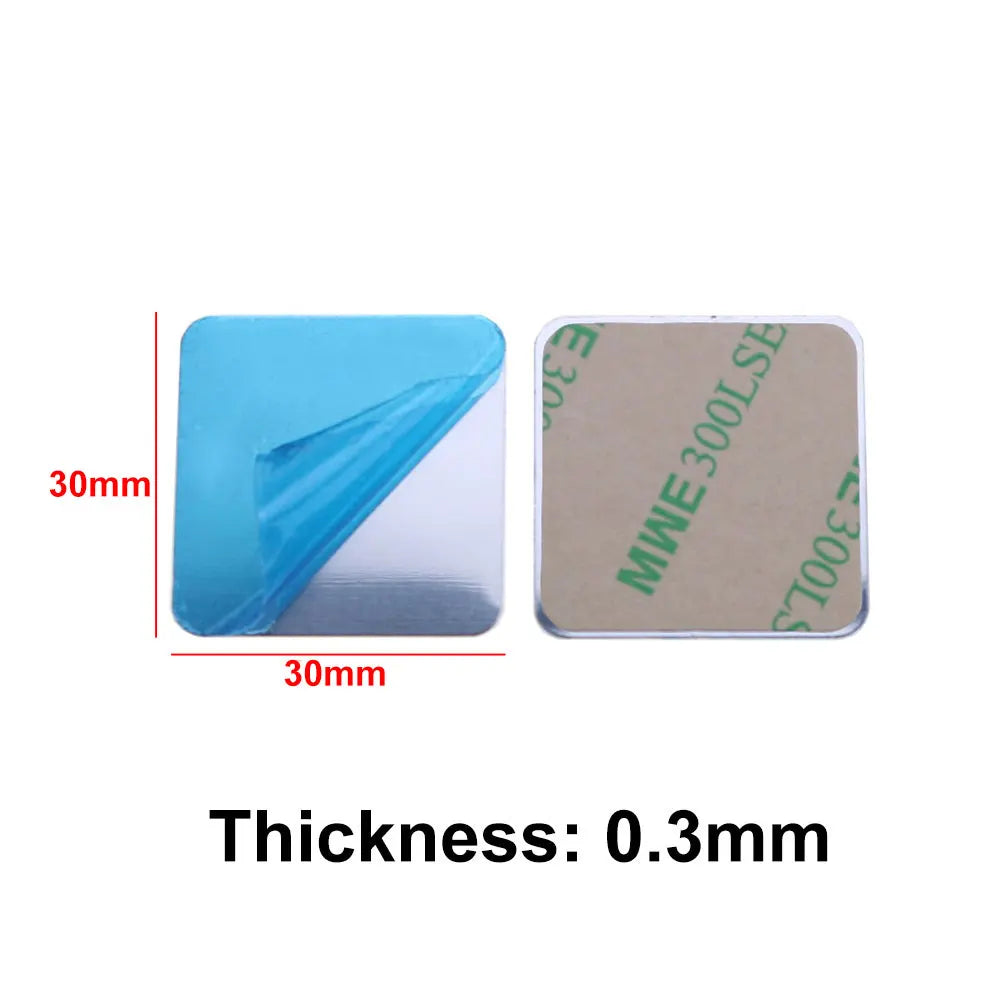 Magnetic Metal Plates for Car Phone Holder – 10pcs Iron Sheets