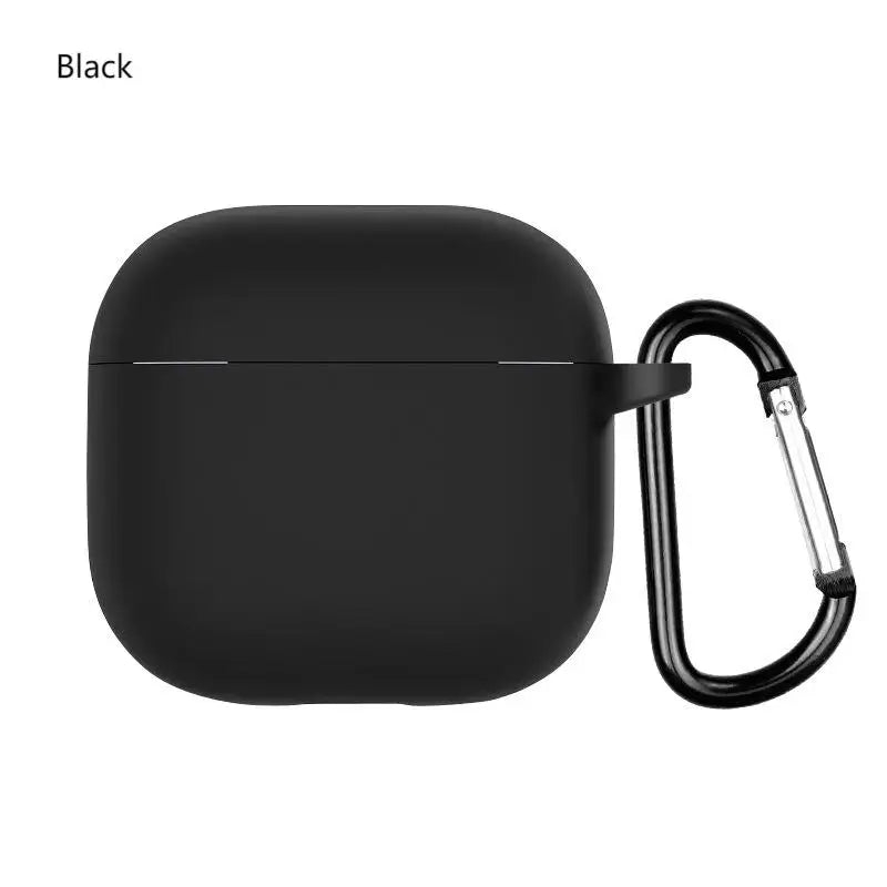 AirPods 4 Silicone Case with Carabiner Clip – Protective Cover