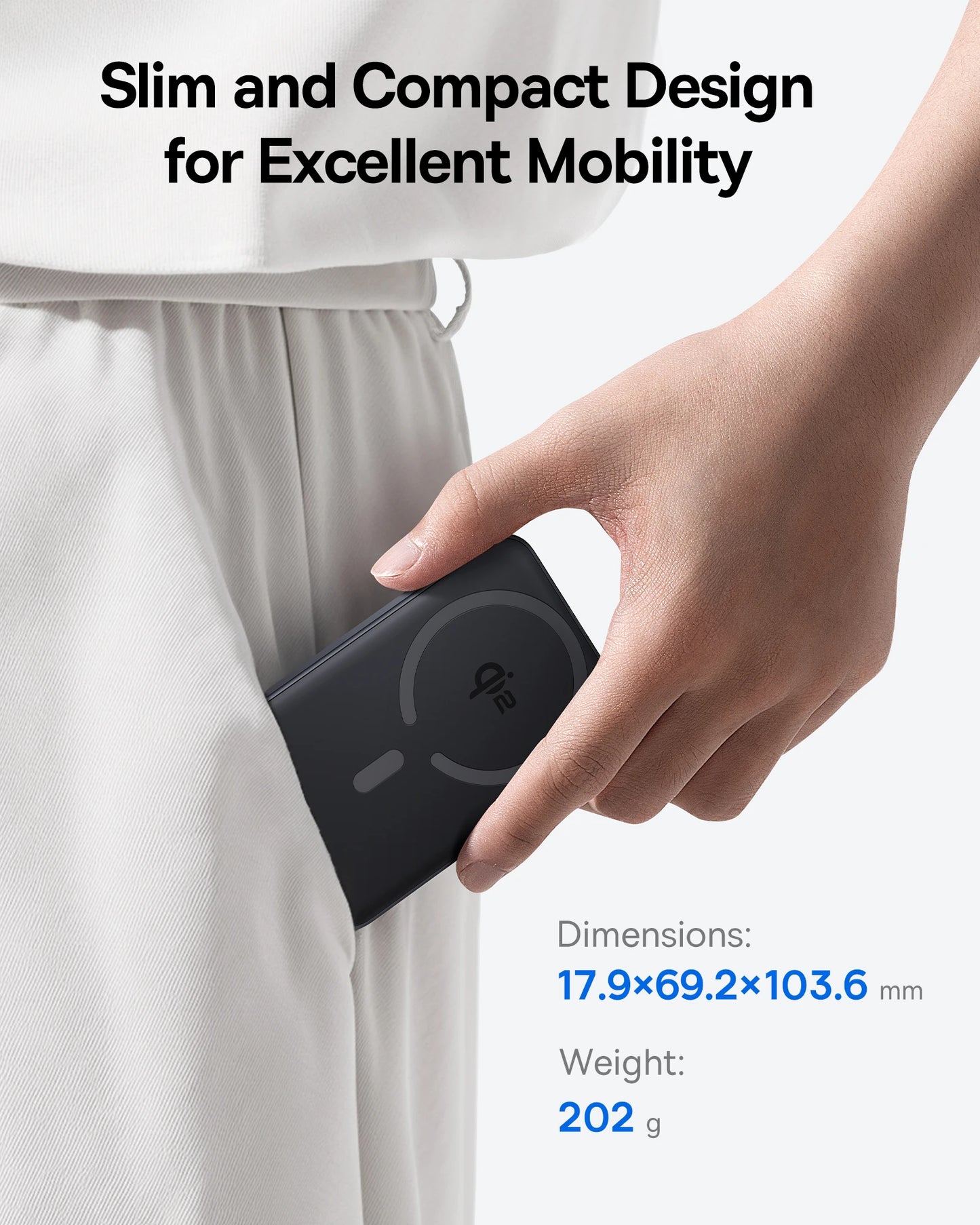 Baseus Qi2 Magnetic Power Bank 10000mAh – 25W Wireless & 45W Wired Charging