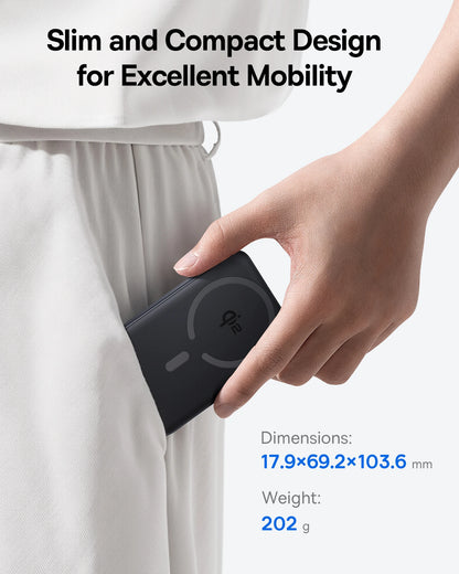 Baseus Qi2 Magnetic Power Bank 10000mAh – 25W Wireless & 45W Wired Charging