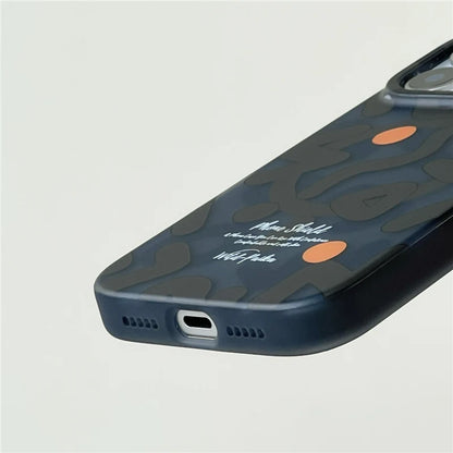 Trendy Graffiti Pattern for Magsafe Wireless Charge iPhone Case