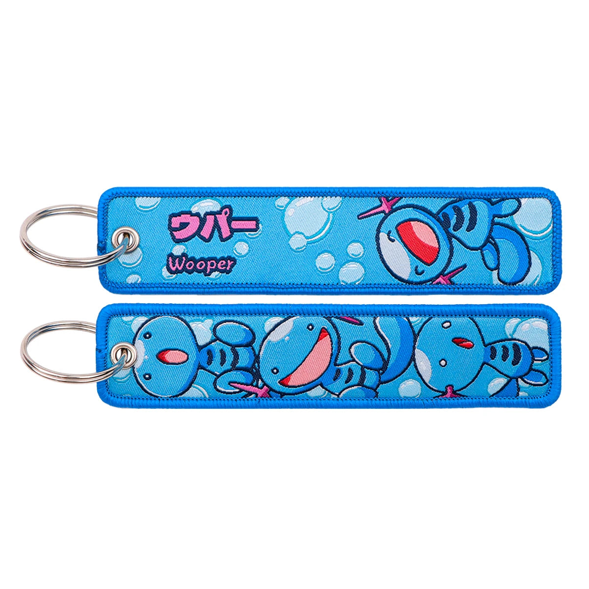 Anime Embroidered Keychain – Jet Tag Key Ring for Bags & Cars
